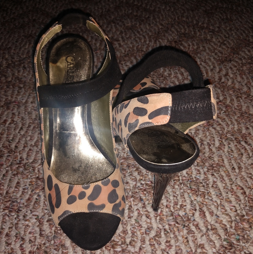 Leopard Carlos Santana Heels